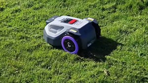 ANTHBOT M9 Robot Lawn Mower with Garage 1/4 Acre, Dual Vision+Full-Band RTK Robotic Lawnmower, No Perimeter Wire, App Control Obstacle Avoidance, 45% Slope, Cutting Height, Multi-Zone Mapping