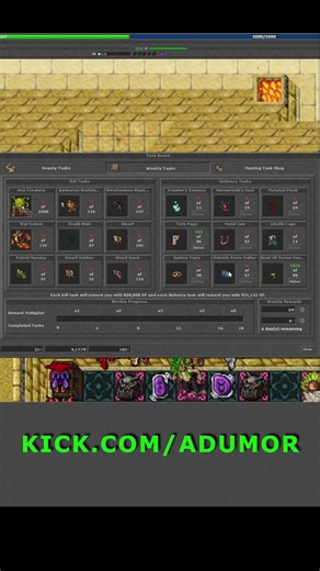 WEEKLY TASK! 12.01.26 #games #mmorpg #tibia