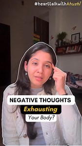 Tips on how to get out of negative pool of thoughts💕 I will be making a separate video!! But before that, we wanted to share this in writing, here are gentle, doable ways to come out of it 👇 1) 🌬️ Start with your body (not your thoughts) Slow your breathing or gently hum for a minute. When the body calms down, the mind follows. 2)🛑 Don’t fight the thoughts You don’t need to push them away. Just notice them and remind yourself: this will pass. 3)✍️ Put your thoughts somewhere else Write them 