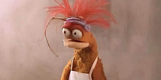 Where is the Orange Muppet ‘Pepe the King Prawn’ awkward meme from?