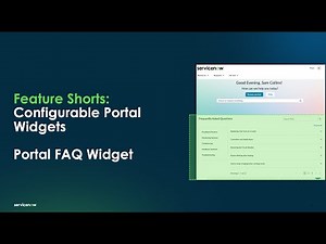 Configurable Portal Widgets: Portal FAQ Widget