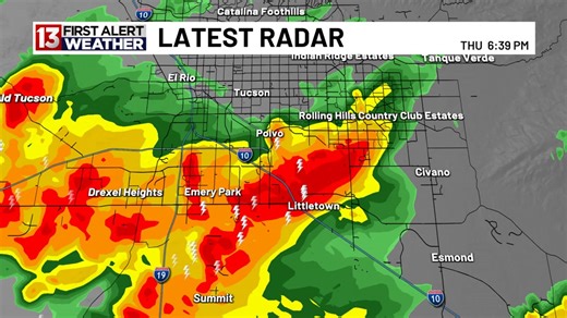 Erin has a check of the radar and an update on our severe weather alerts. | KOLD News 13