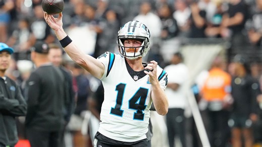 Andy Dalton throws three touchdown passes in Panthers' win vs Raiders, Marvin Lewis