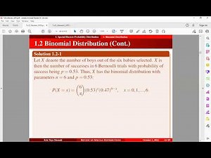 Binomial Distribution With Solved Example and Exercise || Tutorial 5 (B)