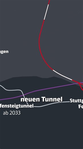 Stuttgart 21: Pfaffensteig Tunnel from 2033
