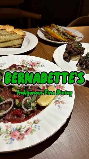 253K views · 5K reactions | @bernadettes104 is the only Indigenous restaurant in Edmonton that serves elevated fine-dining cuisine using local and seasonal ingredients!Bernadette’s10114 104 St NW, Edmonton, AB T5J 1A7Make sure to check their website before you visit as their menu changes often. #foodguyyeg #yegfoodie #review#yeglocal #exploreedmonton #curiocityedmonton #yeg #edmonton | FoodGuyYEG | Facebook