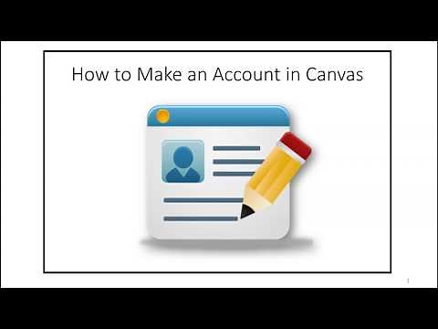 Making an account in Canvas (LMS)