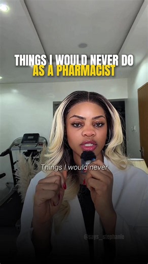 These are these things I will never do as a pharmacist 😏😊. Which of them do you relate to? . . . . . . . . . #pharmacisttips #fypシ