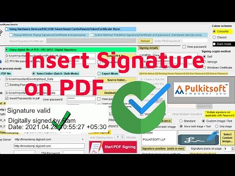 PDF Signing Software | Insert Signature On Pdf | Digital Signature Pdf | Digital Signer | Pulkitsoft