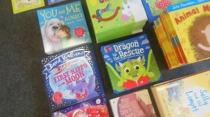 Snuck in for a quick sneak peek at the first delivery of new books... (Turn up the sound if you want to listen to me twittering! ;) ) | Books for Bugs