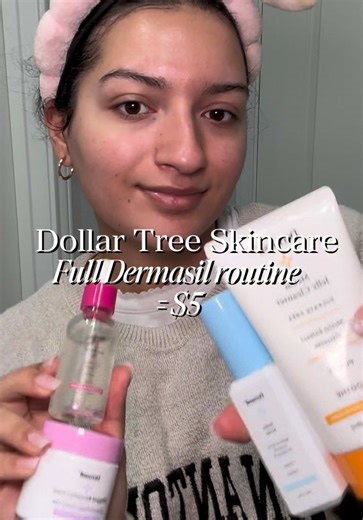 I mean it can NOT get more affordable than this! I love this routine and actually used it for a few days before making this video. -Cleanser 10/10 -Ceramides Serum /8/10 -Oil serum 5/10 -Whipped face cream 10/10 ( perfect for dry skin) @Dollar Tree gives room for everyone at every age to try new products and fee a lot of luxury for a small price 🩷 @dermasil @Dermasil is a trusted name in skin care and oldie but for sure a Goldie!