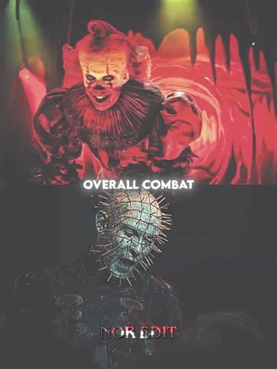 Pennywise vs Pinhead #edit #1v1 #horror