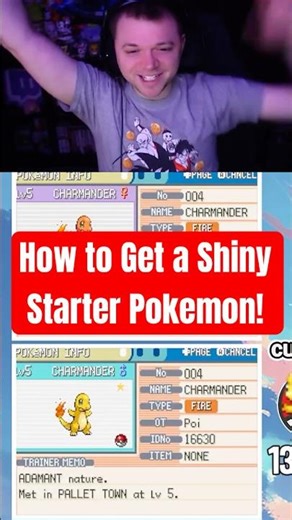 How To Get A Shiny Starter Pokemon in Pokemon LeafGreen FireRed