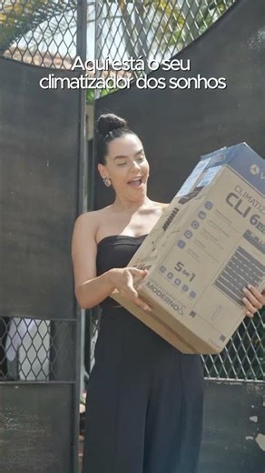 Esse climatizador caiu do céu mesmo