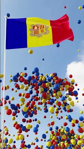 Andorra National Anthem and Flag 🇦🇩 #anthem #andorra