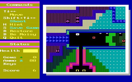 Super ZZT game at DOSGames.com