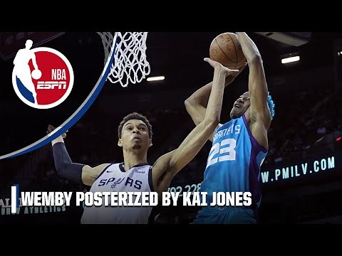 Victor Wembanyama got DUNKED ON by Kai Jones 😳 'Welcome to the NBA' - Doris Burke | NBA on ESPN