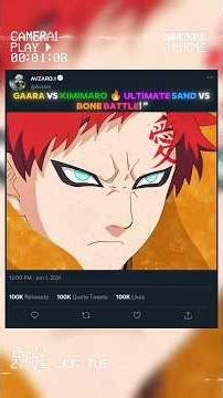 Gaara vs Kimimaro 💀 Deadly Battle – Sand vs Bone Showdown!”
