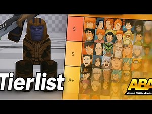 ABA Tier LIST 2025