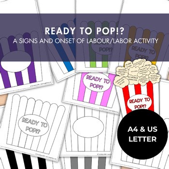 Ready to pop!? - Signs & Onset of Labour\Labor Activity - printable & reusable