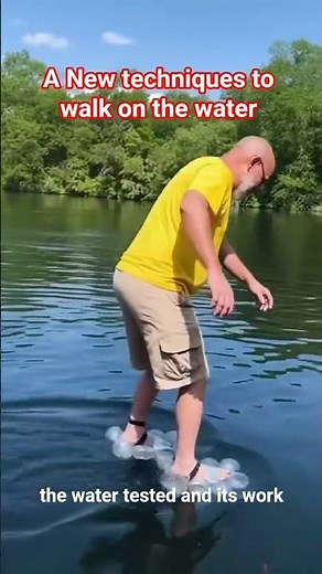 UNE INVITATION POUR MARCHER SUR L'EAU #invention #technology #shorts