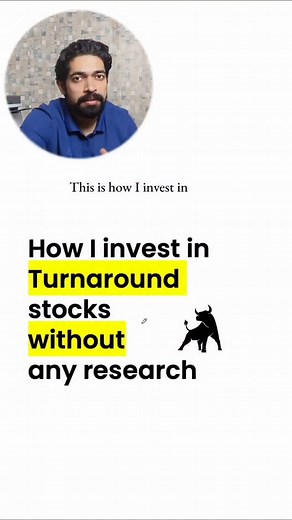 Investing in turnaround companies #investing | Arpan Kukreja