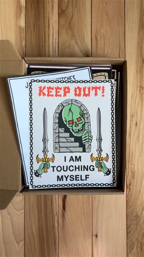 T.M.VV on Instagram: "The End of TMVV is here. I gave my art this name back in 2017 and to be honest with you, I never really loved it. But it seemed to catch on quick with people and in 2020 it made more money than I thought I would ever make in this lifetime. However every year since, it’s made less and less and less. It’s reached the point where I can hardly support myself and my three children. Instagram deletes my posts if one person reports it (hence the cool neon yard sale stickers in thi