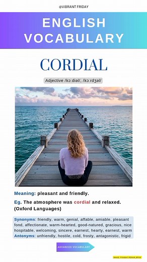 Master Advanced English Vocabulary: Cordial Meaning Explained