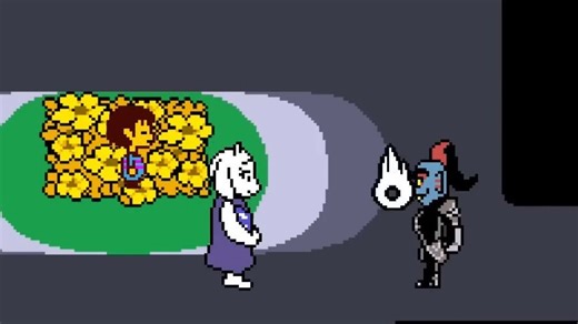 【Undertale/像素动画/中字】但Undyne穷追不舍