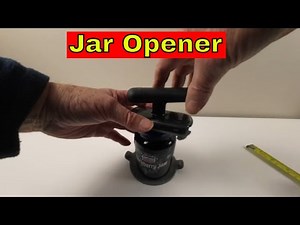OXO Jar Opener with Base Pad - Effortless Lid Removal for Easy Opening