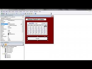 Excel 2010 VBA Tutorial 51 Userforms Calendars