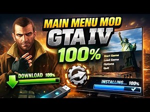 How to install mod menu for GTA 4 PC 100%💯✅