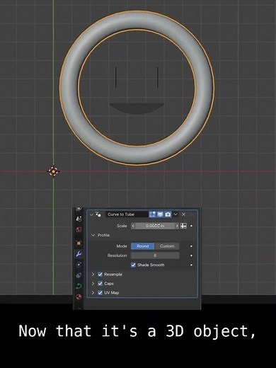 The new Curve to Tube modifier in Blender 5