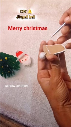 Christmas Bell from waste cardboard 🔔🎄#shorts #christmascraft