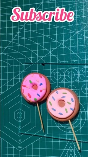 DIY Clay Donut | Super Cute Donut Keychain#shorts #DIY #Clay #Shorts #Crafts #handmade