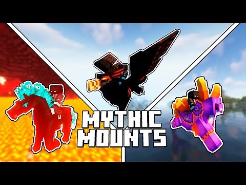 The Best Mount Mod Now on Forge! - Mythic Mounts - Update