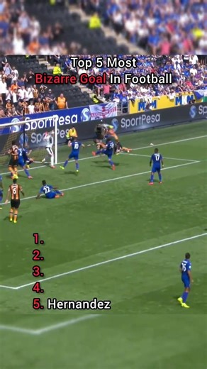 Top 5 Most Bizarre Goal In Football #football