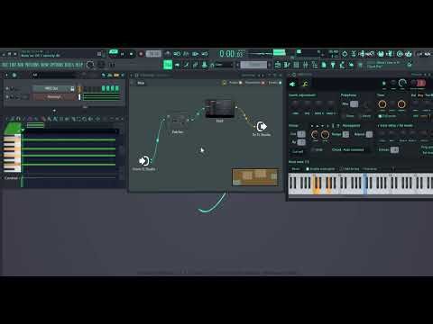 Detect chords from piano roll score using FL Studio Patcher
