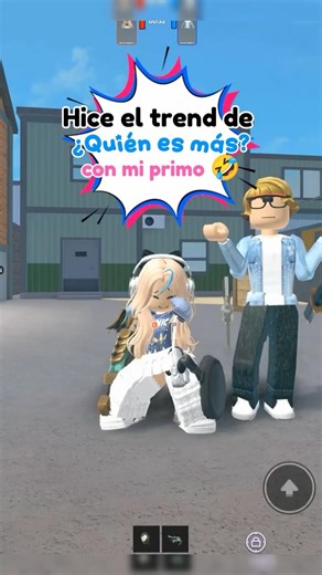 Reto de quién es más con mi primo😱👀🩷 #roblox #humor #viral #shorts #primos