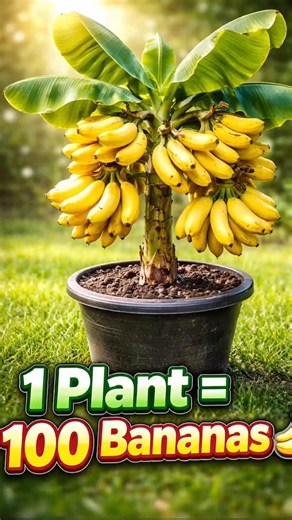 Watch This Banana Plant Grow Like Magic!😱🌱 #BananaPlant #Gardening #BananaTree #Shorts