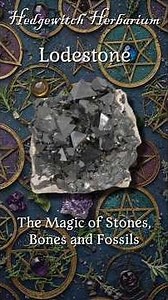 The Magic of Stones, Bones and Fossils: Lodestone - #gemstone #crystals #Lodestone #magic #ritual