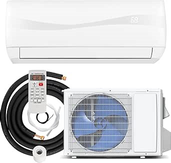 DORTALA 9000 BTU Mini Split Air Conditioner & Heater, 19 SEER2 115V Pre-Charged Inverter Heat Pump System, Wall Mounted Ductless AC Unit with Control & Installation Kit