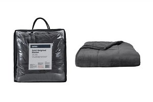 Falling asleep just got easier because Kmart’s $49 weighted blanket is back!