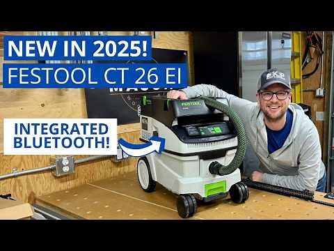Festool CT 26 EI Dust Extractor (2025) – Overview, Setup & Bluetooth Features!