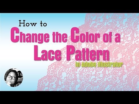How to Change Color of Lace Pattern in Illustrator