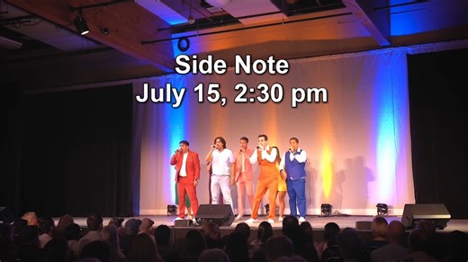 Side Note’s A Cappella Gold July 15 From classic 60s hits to mashups of the latest R&B, jazz, and musical theater chart toppers, the eight a cappella voices of Side Note sing top hits of all genres and eras. Each singer has a different musical background, and they draw on their diversity to create a new sound: sleek, chic, and unique. @sidenotesf #acappella #mendocinomusicfestival #musicfestival #summerfestival #mendocino | Mendocino Music Festival