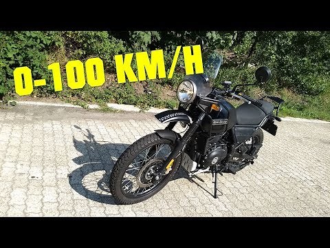 2019 Royal Enfield Himalayan 410: 0-100 KMH 0-60 MPH