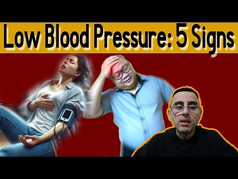5 Signs of Low blood Pressure (Hypotension) causes and treatment