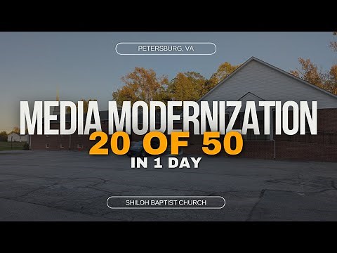 Church Livestream Upgrade Done in a Single Day!