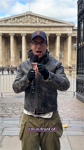 3.3K views · 168 reactions | I pranked the British Museum while I was in London. | Walter Masterson | Facebook
